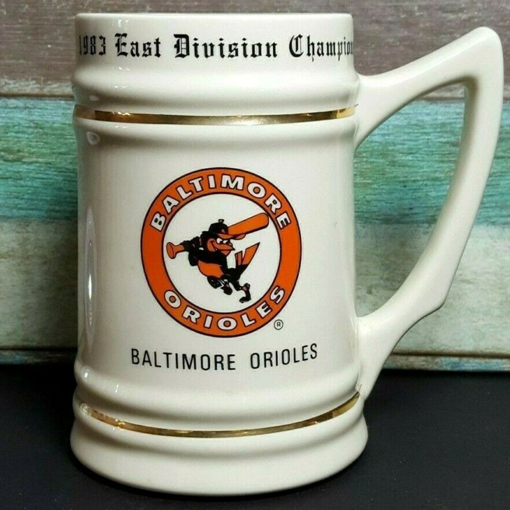 83" EaSt Division Champion Baltimore Orioles Beer Stein Mug American League brc3